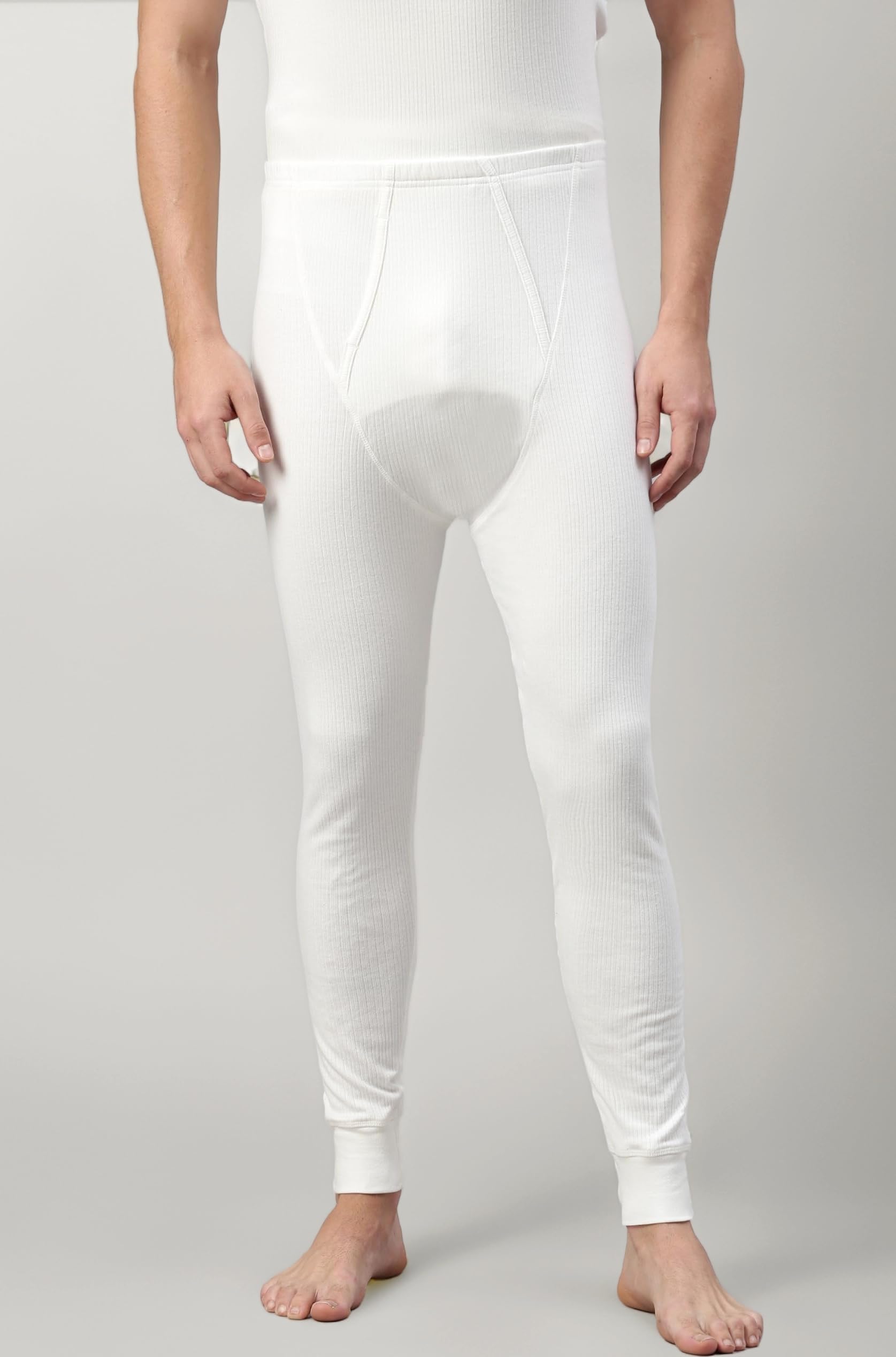 Men's Slim Plain Thermal Bottom