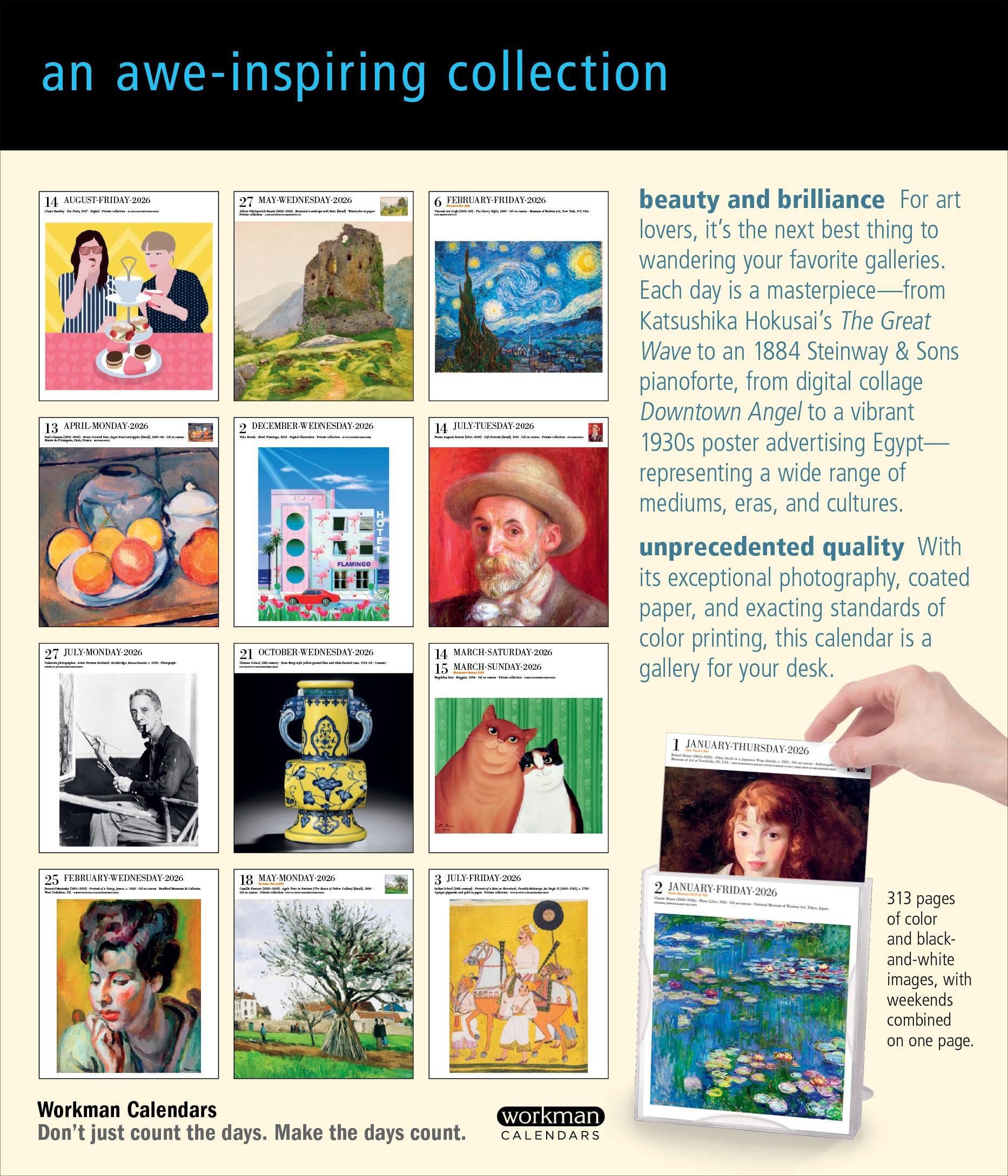 Art Page-A-Day® Gallery Calendar 2026: The Next Best Thing to Exploring Your Favorite Museum