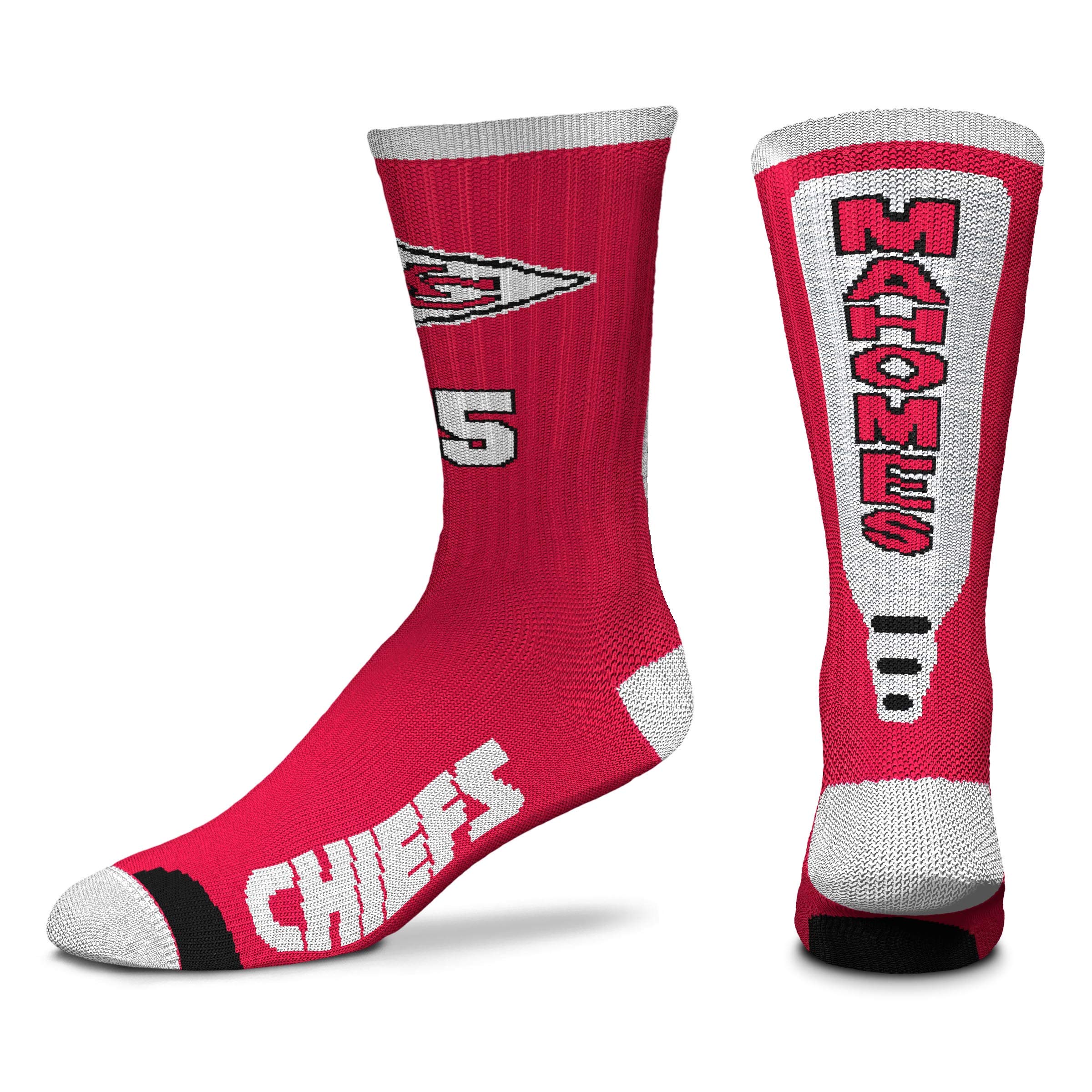For Bare Feet NFL Player Jump Key Men's Crew Socks