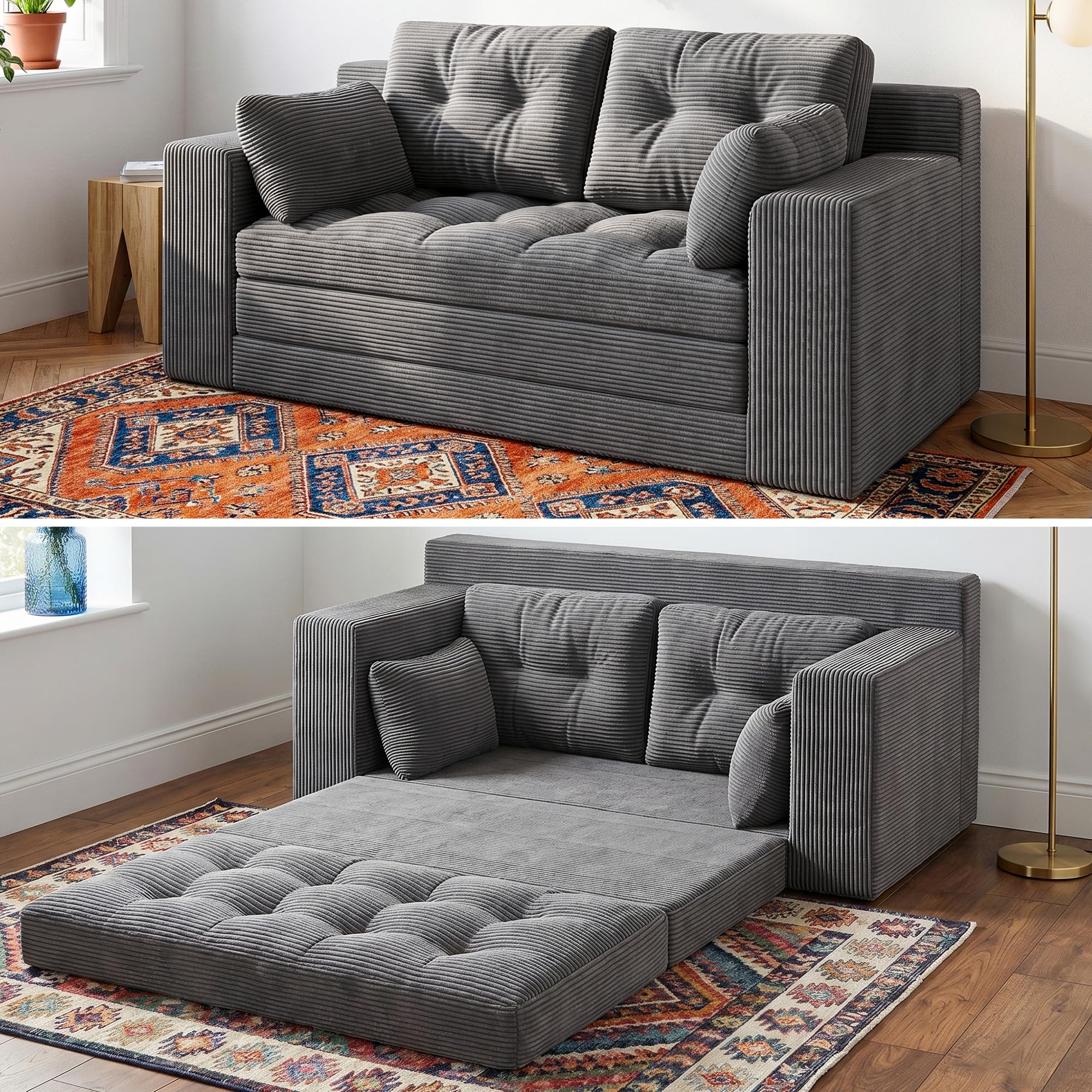 「最終値下げ」NEIGHBORHOOD ネイバーフッド FOLDING SOFA Amazon.com: Homkdom Convertible Loveseat Sleeper, Space-Saving