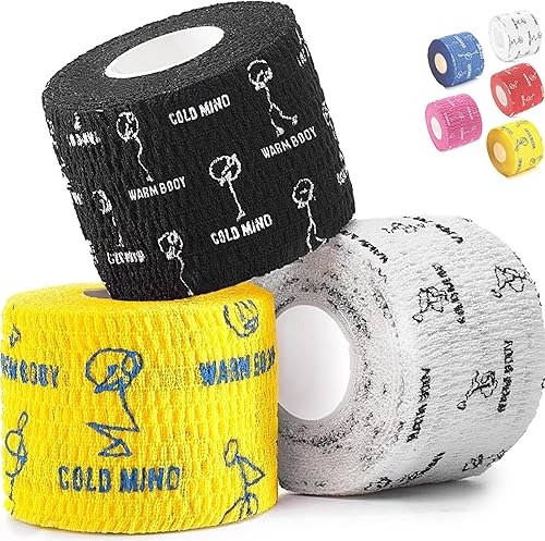 Miniatura 17 de WARM BODY COLD MIND Cinta para Pulgar de Levantamiento de Pesas de 1.85" - Cinta de Agarre en Gancho para Powerlifting, Cross Training, Cinta de 3