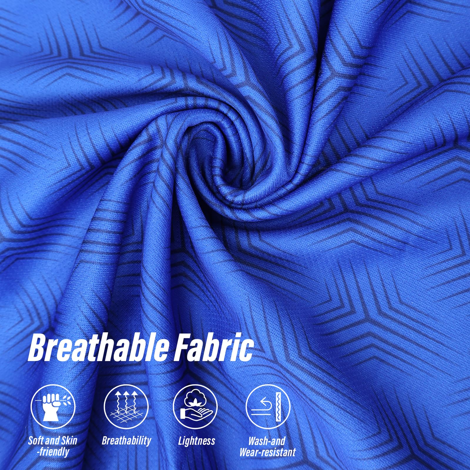 viiotu Completo Calcio Bambino, Set di Maglia e Shorts a Secco Rapido per Allenamento Scuola Gimnasio - 3