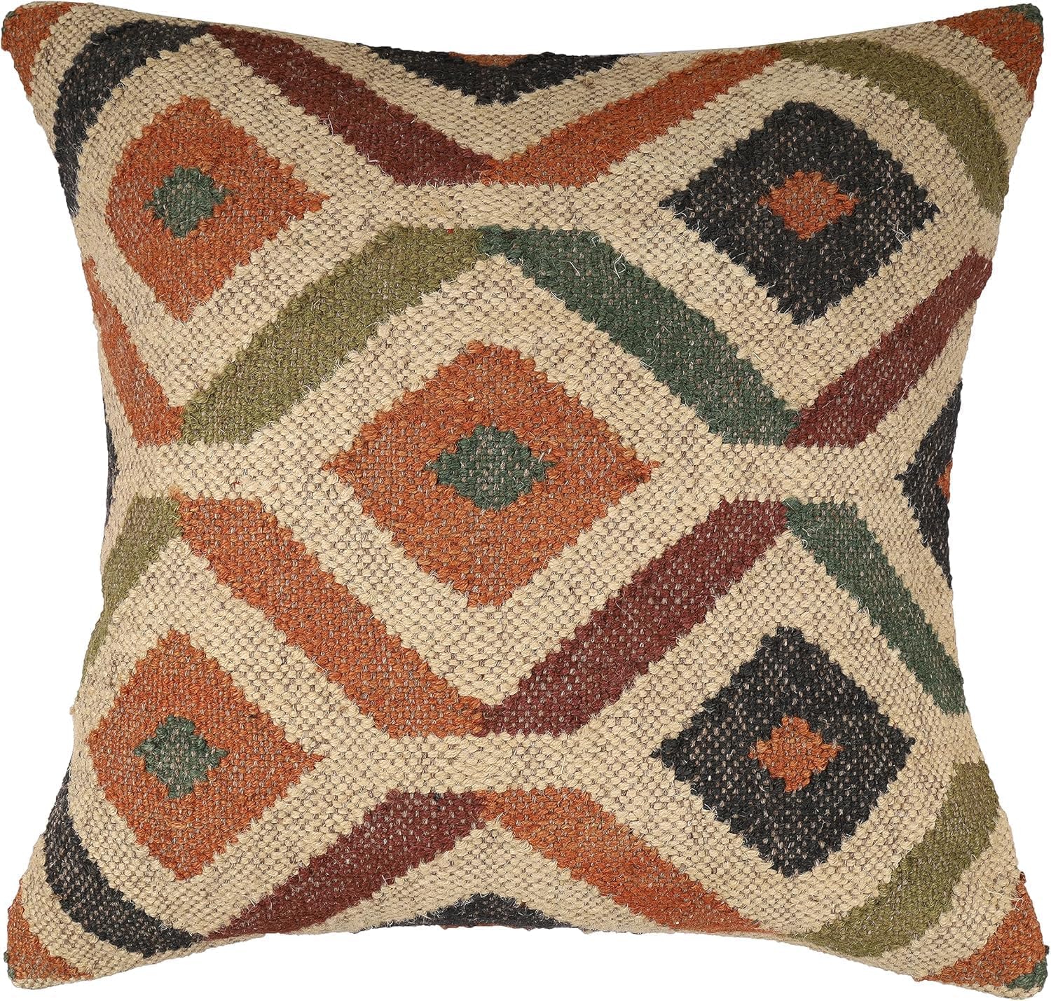 Housse de coussin Kilim vintage pour canapé terne et déco bohème