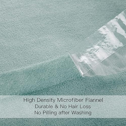 Miniatura 7 de Surii Home Manta de franela de microfibra de lujo, súper suave, cálida, acogedora, esponjosa y transpirable, manta perfecta para cama, sofá, para