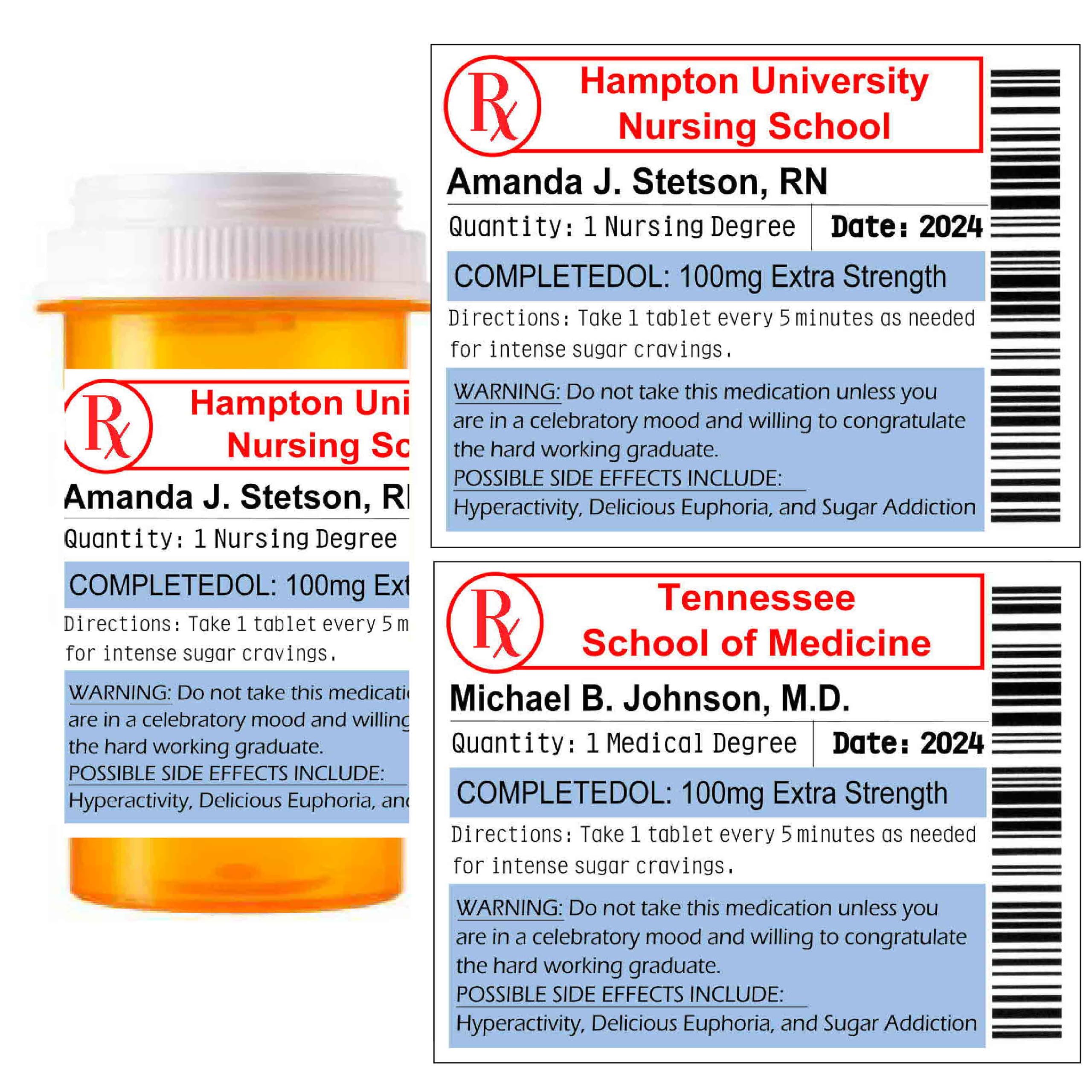 Amazon Rx Label Prescription Bottle Label