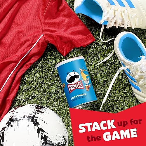 Vista 8 de Pringles Papas fritas de patata, aperitivos para el almuerzo, paquete variado (16 latas)