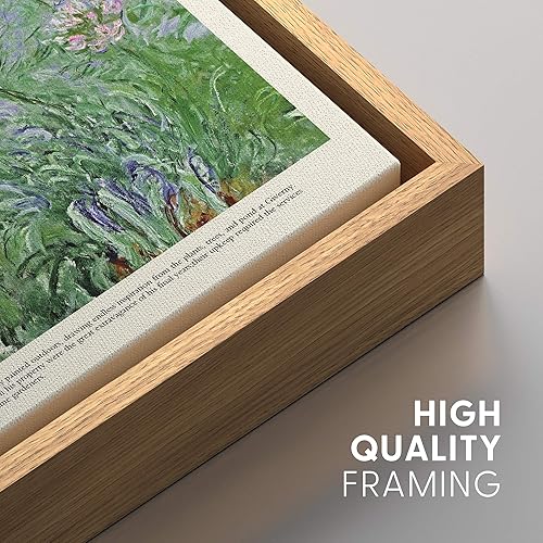 Miniatura 4 de IDEA4WALL - Lienzo enmarcado con impresión de arte abstracto listo para colgar en la pared de la sala y habitación Bs06-2103-famoso-m15