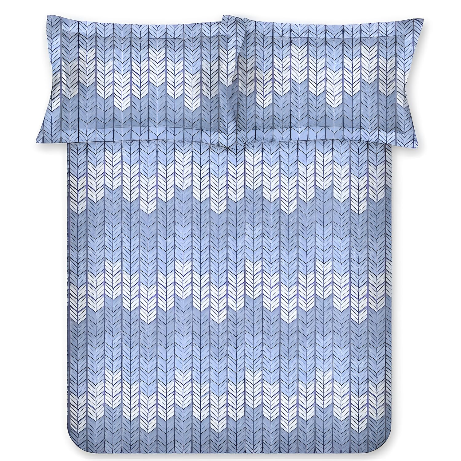 Bombay Dyeing Florentine Collection Double Bedsheet 144 TC, 100% Pure Cotton Premium Bedsheet with 2 Pillow Covers