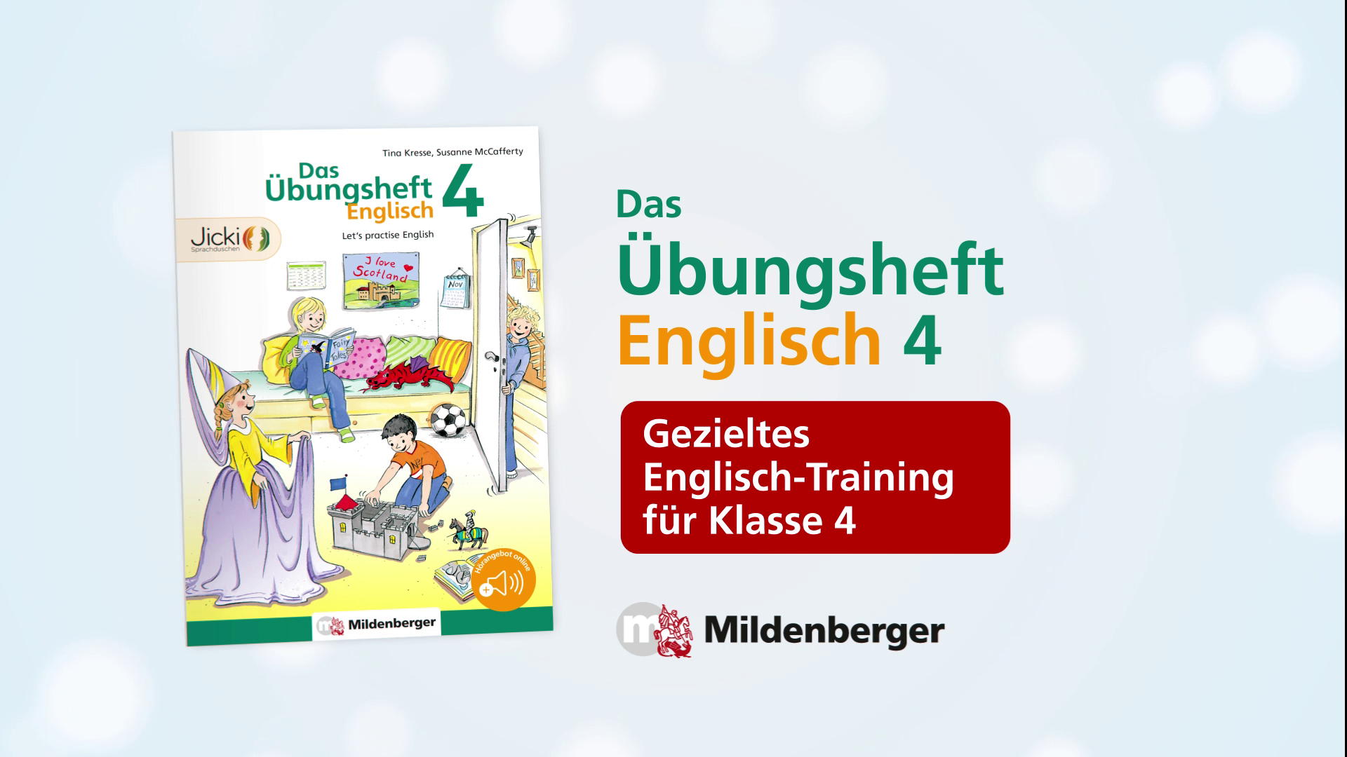 Das Übungsheft Englisch 4: Let's practise English „Jicki Vokabel