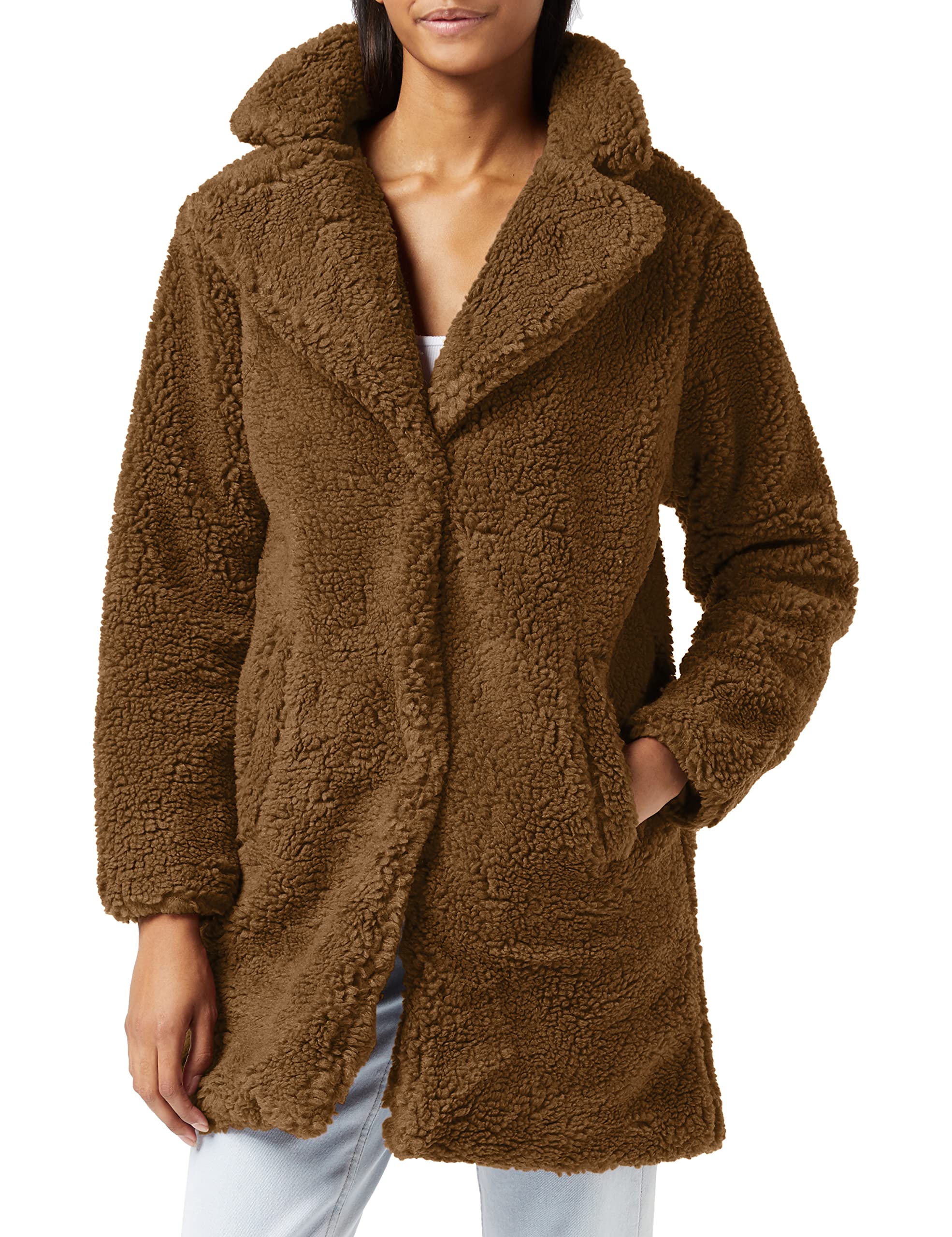 Jacke Cuban Sand Only Sherpa Mantel Only ONLAURELIA Sherpa Coat