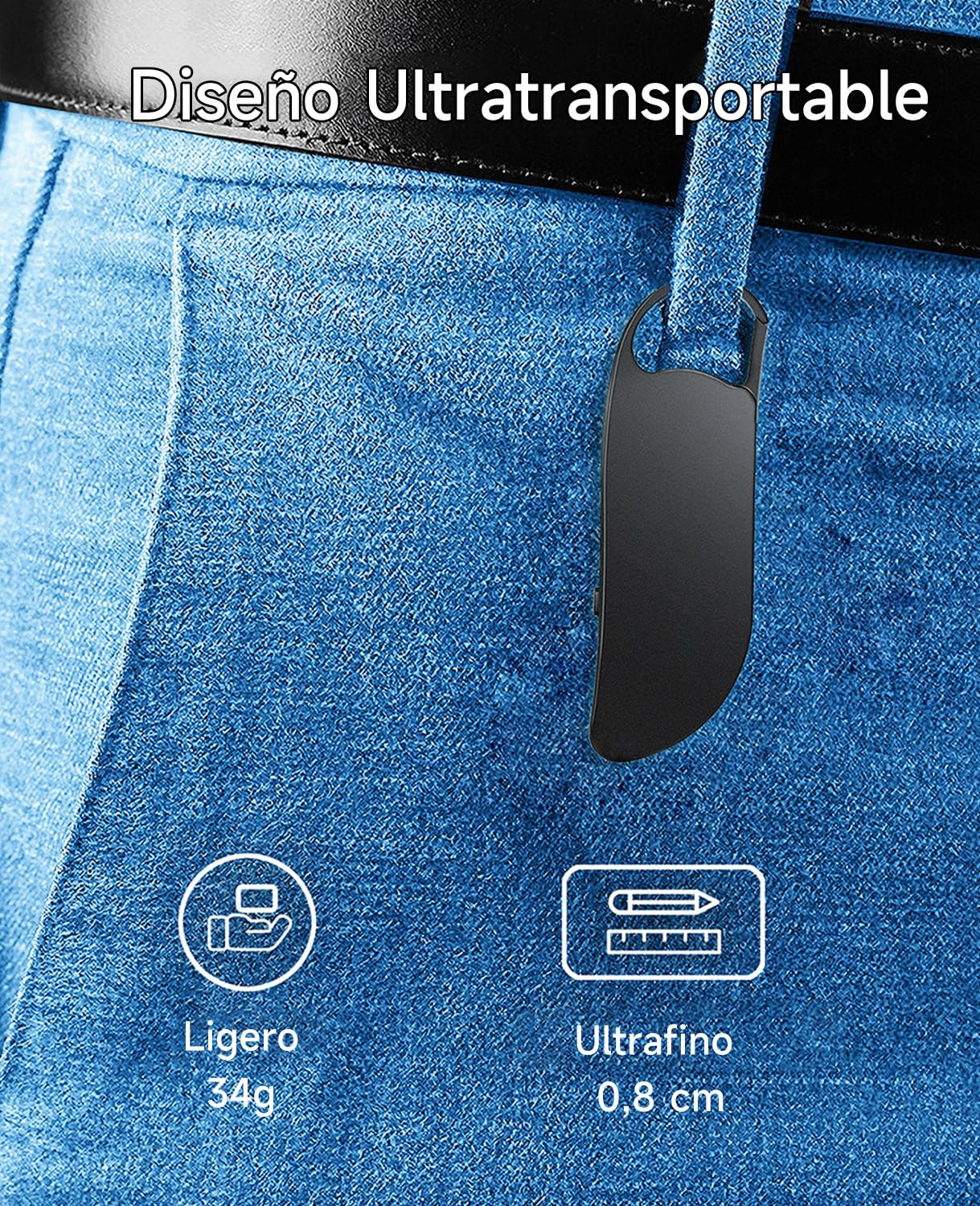 Grabadora de Voz, Vandlion HD Grabadora con 30 Horas de Grabación, USB C Mini Grabadora con Reducción de Ruido para Reuniones Entrevistas Conferencias Clase