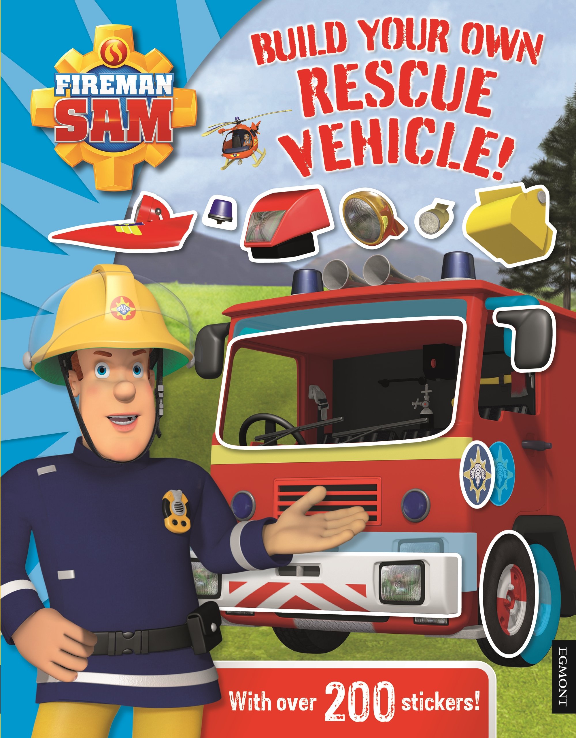 Fireman Sam: Build Your Own Rescue Vehicle! Sticker Book