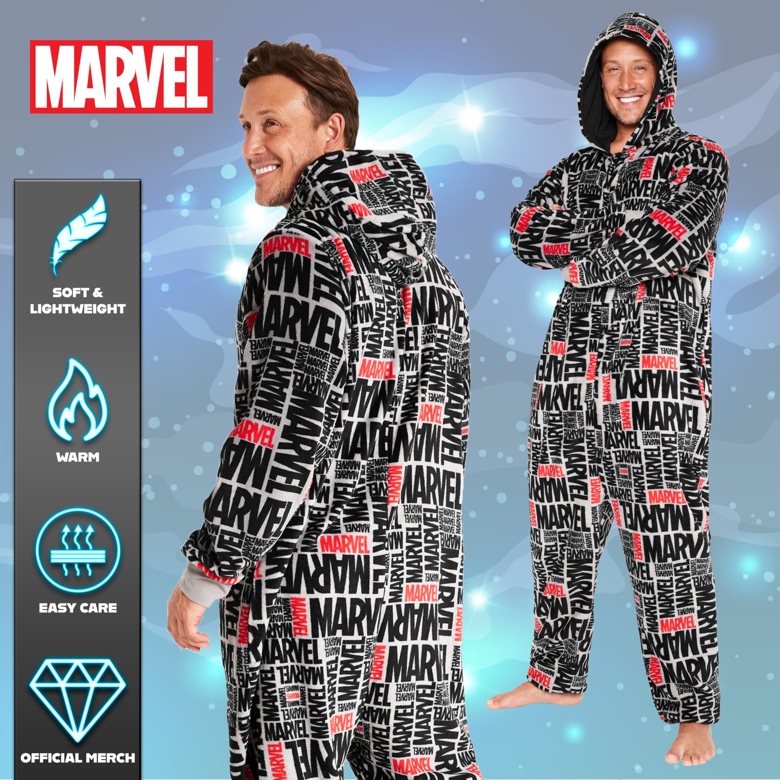 Marvel Fleece Pajama Grenouillère Adulte Homme