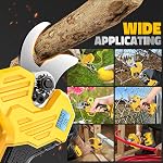 Electric Pruning Shears Compatible with Dewalt 20v, Cordless Electric Pruning Shears with LCD Display and Imported SK7 Steel Blades, 1.5-2 Inch Cutting Diameter for Tree Trimmers and Garden Pruners