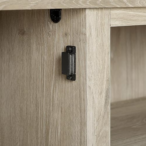 Miniatura 10 de Crosley Furniture Camden - Soporte esquinero para televisores de más de 65 pulgadas, centro de entretenimiento con estantes de almacenamiento, roble