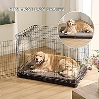 Vista 3 de Bedsure Cama de espuma viscoelástica para perros extragrandes, camas ortopédicas XL para mascotas con funda extraíble lavable y parte inferior