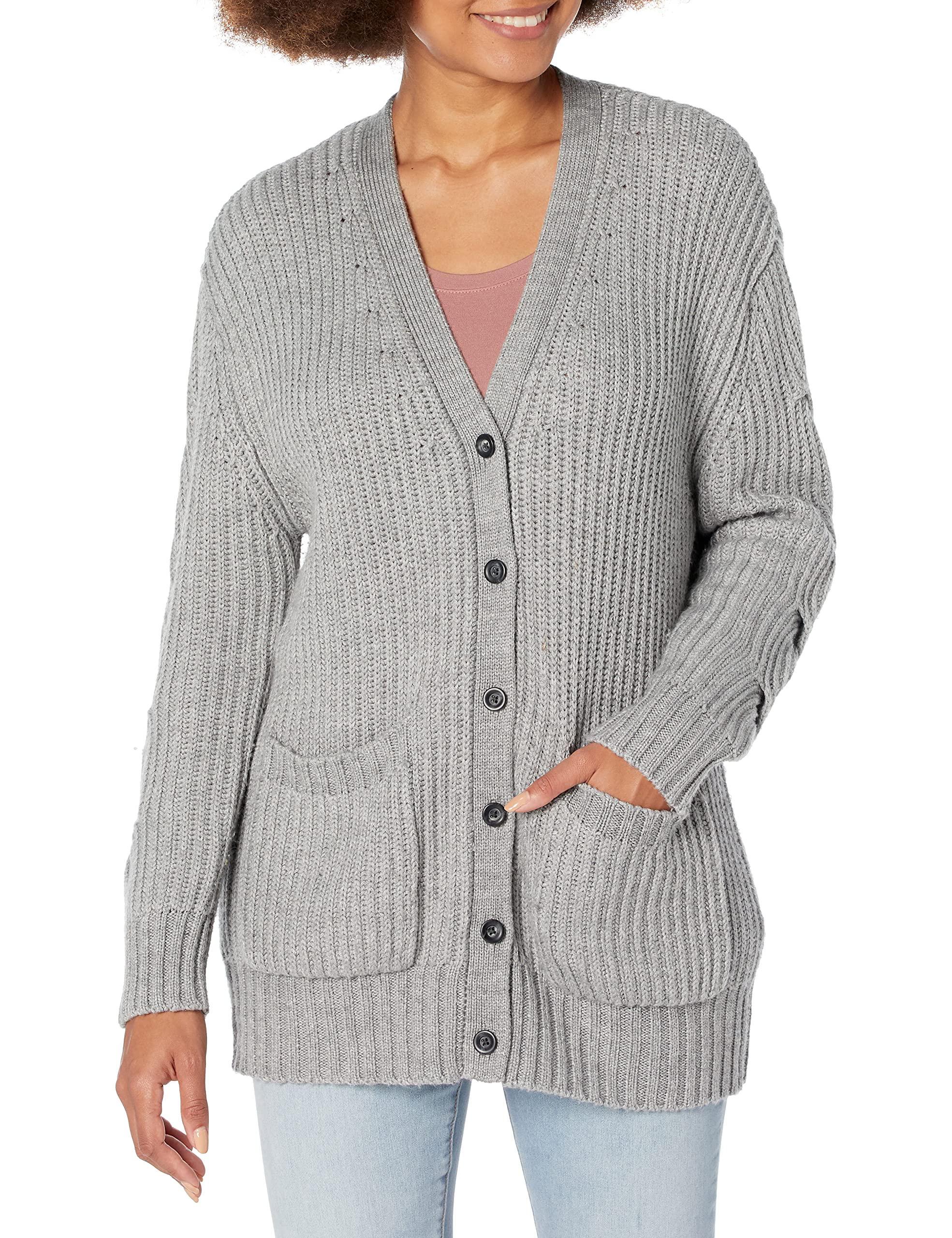 Thakoon CollectiveWomen's Grey Cable Knit Cardigan[Amazon-developed Certification] Pre-owned Certified: Fashion