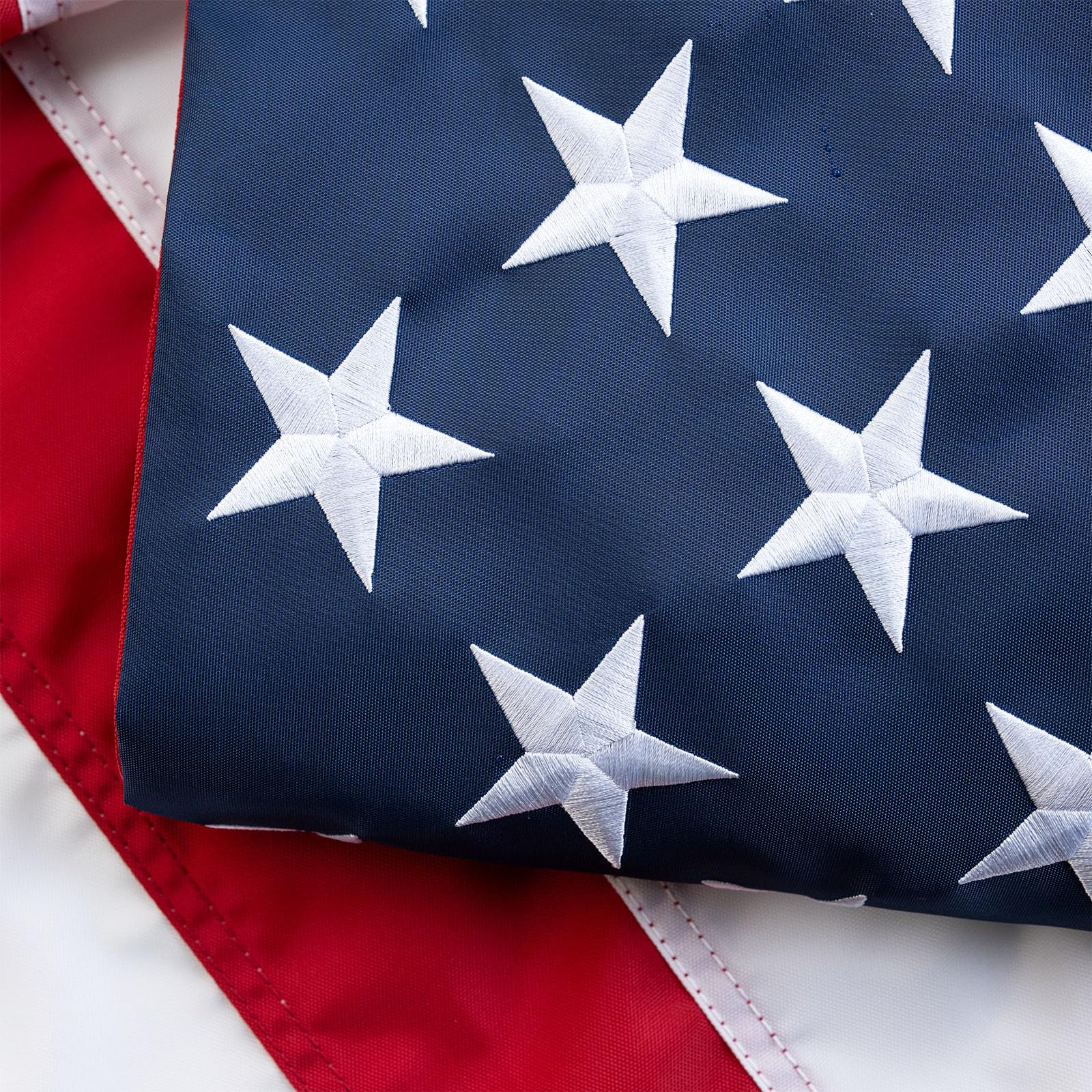TOPFLAGS American Flag 4x6 Ft Outdoor USA TearProof United States Flag Embroidered Stars Made of 420D Nylon All Weather US...