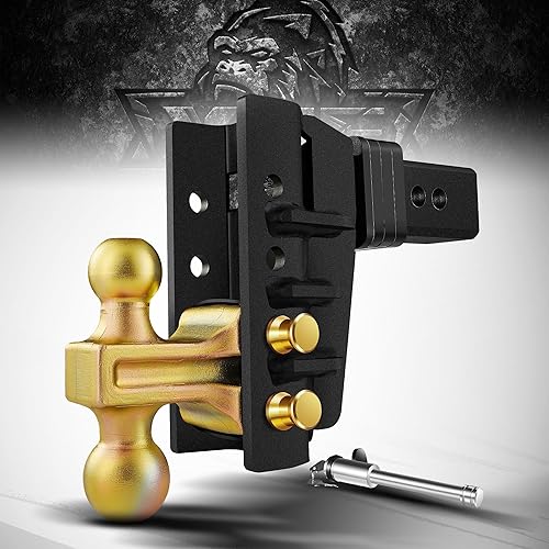 XPE Enganche de remolque, enganche de caída ajustable de 6 pulgadas, se adapta a receptor de 2 pulgadas, 25,000 libras Gtw - Enganche de remolque