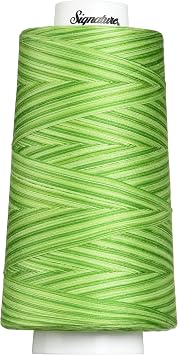 Signature Thread Machine Quilting Thread, 3000 yd, Variegated Spring Grass