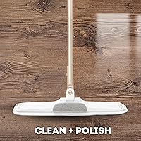 Vista 6 de Quick Shine Ultimate Gold Clean + Polish Mop Kit All-in-One 11 Pc Kit w/Interchangeable Attachments Cleaner & Polish Included No