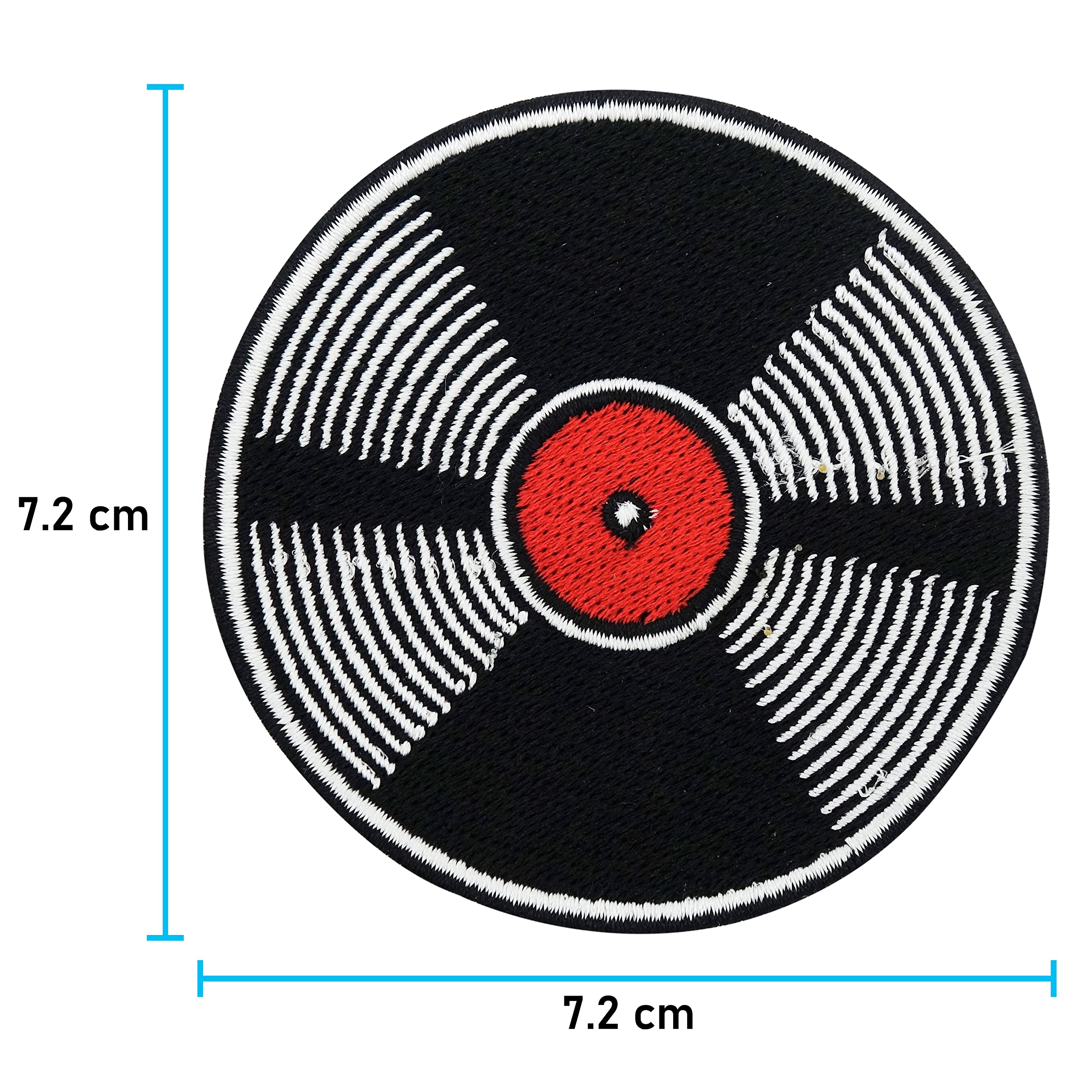 Toppa Termoadesiva Vinile Musicale Retrò - Design Rock Vintage Per Abbigliamento E Accessori - Foto 8