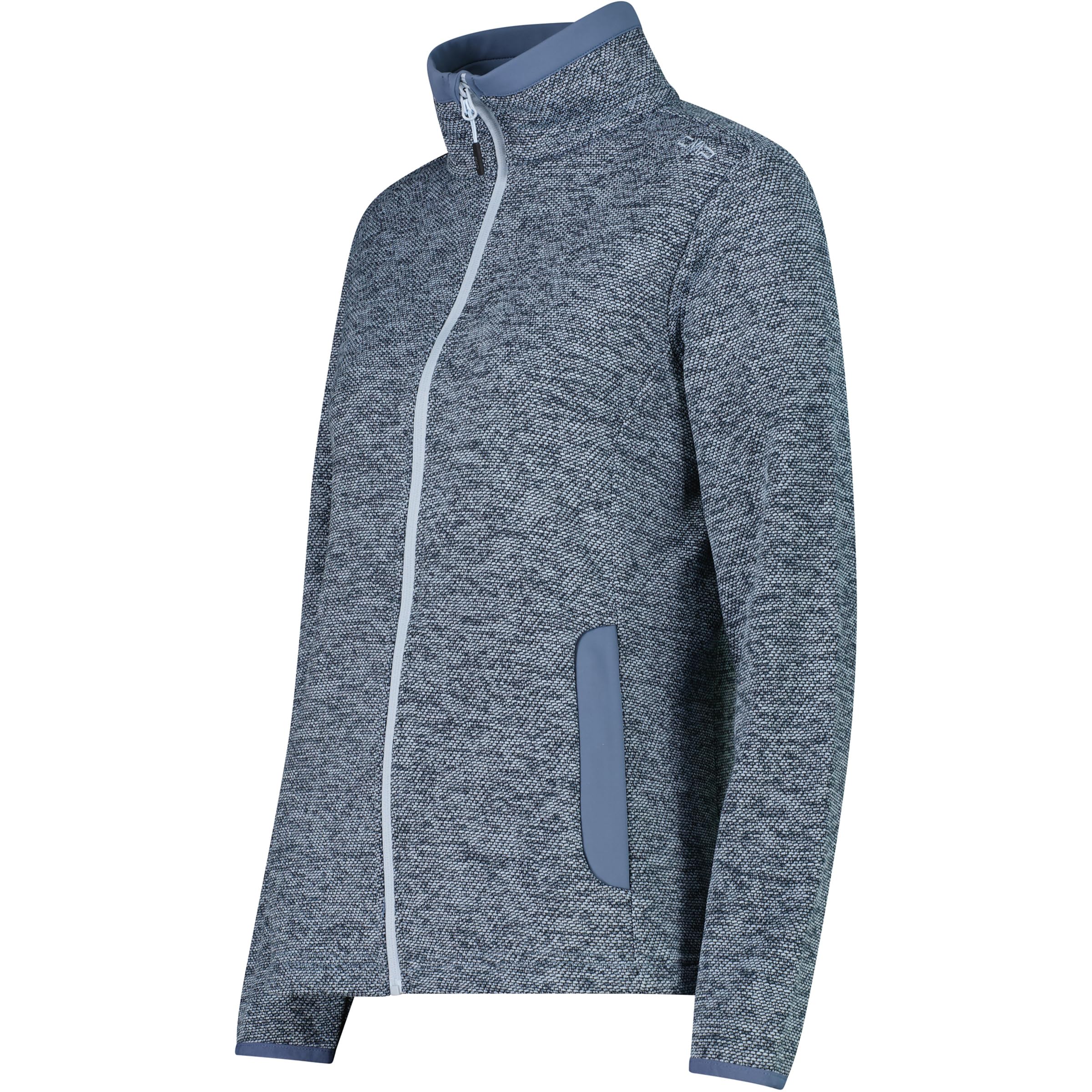 CMP Veste polaire pour femme avec Knit Tech Jacquard - Veste d'extérieur légère et respirante pour la mi-saison et les loisirs.