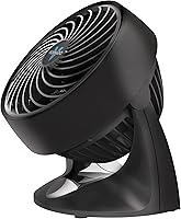 Vornado 133 Compact Air Circulator Fan - 2-Speed Vortex Table Fan with Adjustable Tilt for Desk, Bedroom, Small Rooms, Black