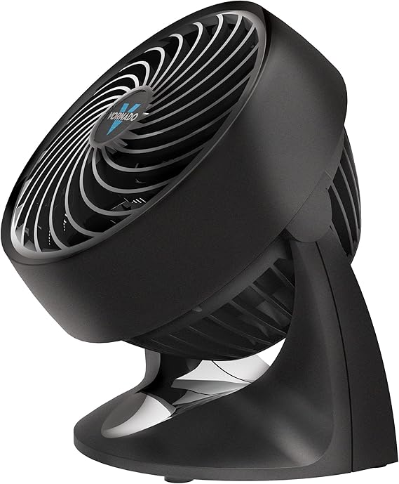 Vornado 133 Small Room Air Circulator Fan, 2 Speeds, Adjustable Head, Table Fan for