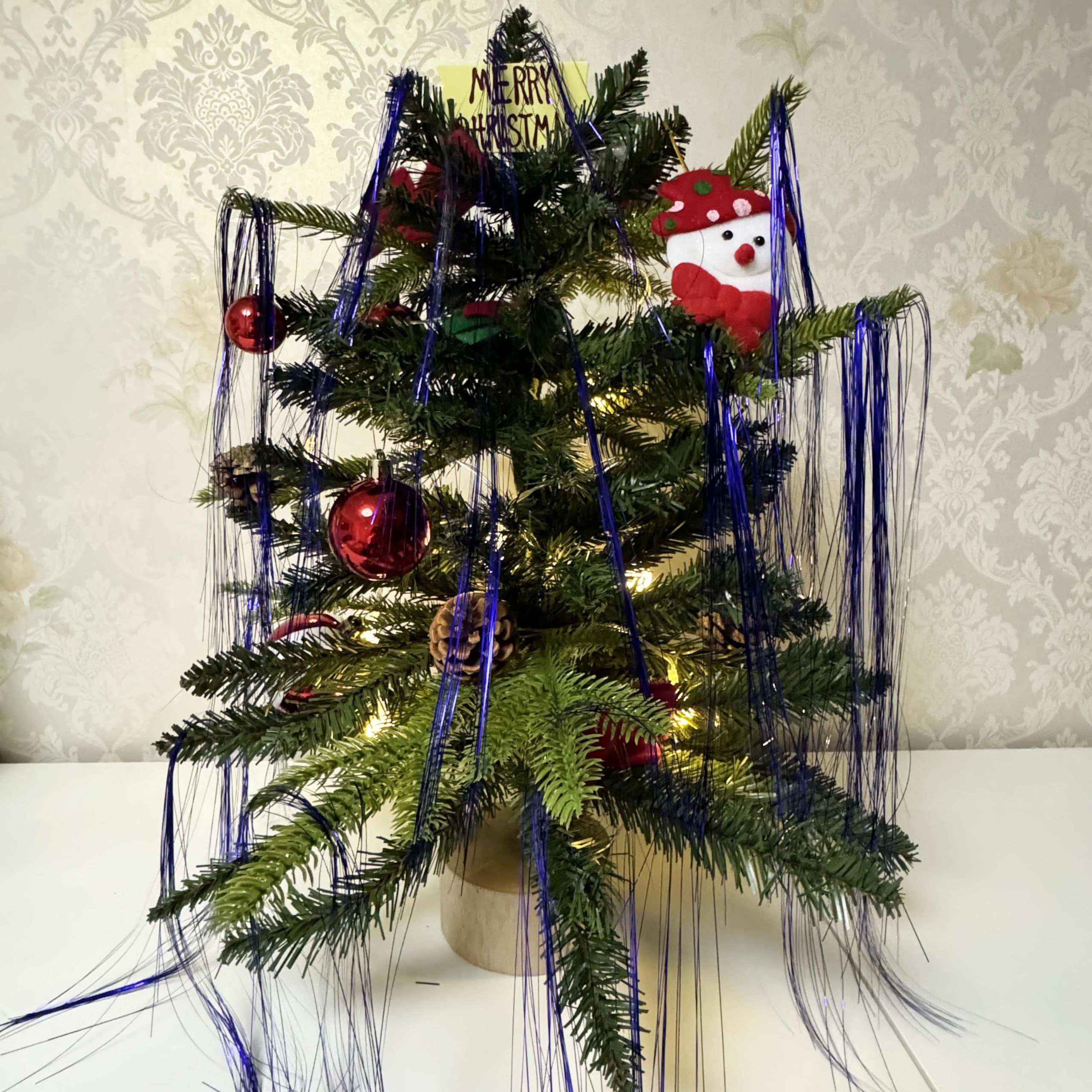Timgle 20000 Hebras De Oropel De Carámbano Para árbol De Navidad, Flecos De  Papel De Aluminio, Guirnalda De Carámbanos Brillantes Para Decoración De  Fiesta De árbol De Navidad, Suministros De, image size:2560x2560