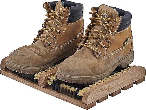 Miniatura 6 de Superio Rascador de zapatos y botas, cepillo para limpiar zapatos exteriores de 10.5 x 14 pulgadas, limpia profundamente y elimina toda la suciedad