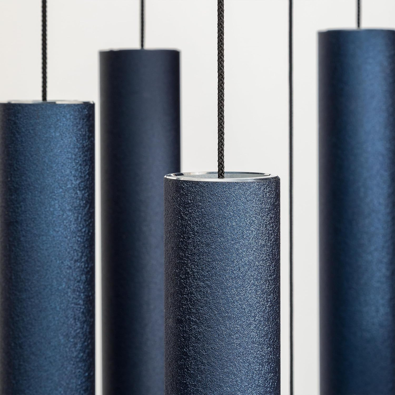 Corinthian Bells by Wind River - 56 inch Midnight Blue Wind Chime for Patio, Backyard, Garden, and Outdoor Decor (Aluminum Chime) Made in The USA
