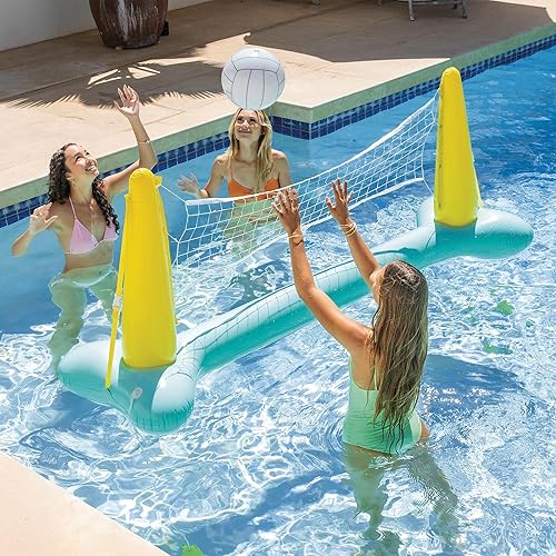 Miniatura 2 de Intex 56508EP - Juego de voleibol de piscina inflable flotante, Verde