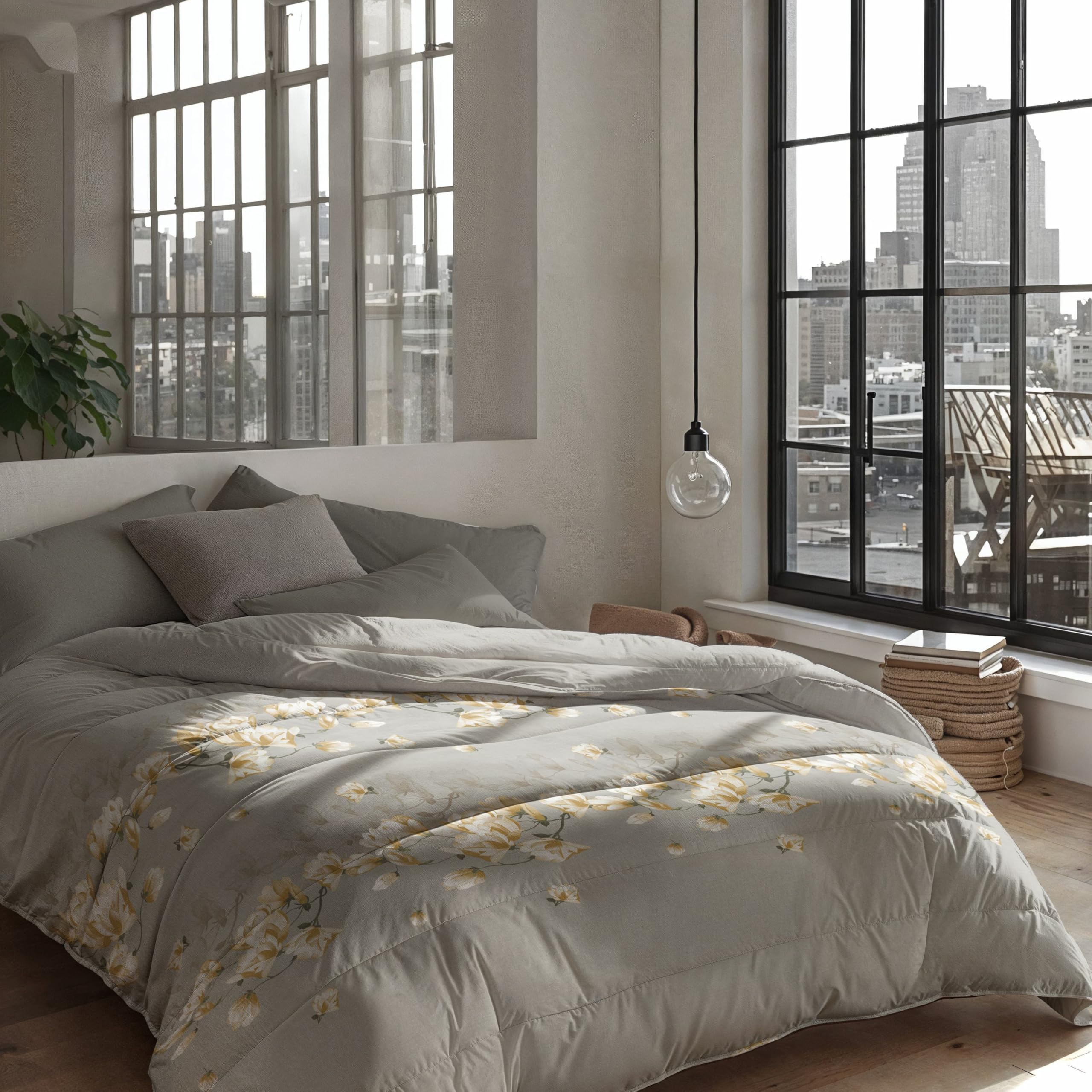 Zelesta Royalbed Bettdecke 4 Jahreszeiten - Bettwäsche winterdecke und Sommer-Bettdecke warm Duvet - Waschbare bettdecke ohne Bezug - Anti-Allergene Steppdecke