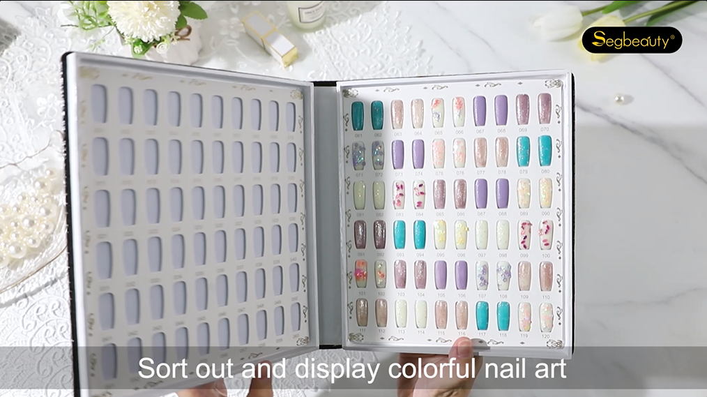 Segbeauty 720 Stück Transparente Nagelspitzen – Für Nagel-Display-Bücher, Übung Oder Kundenpräsentation