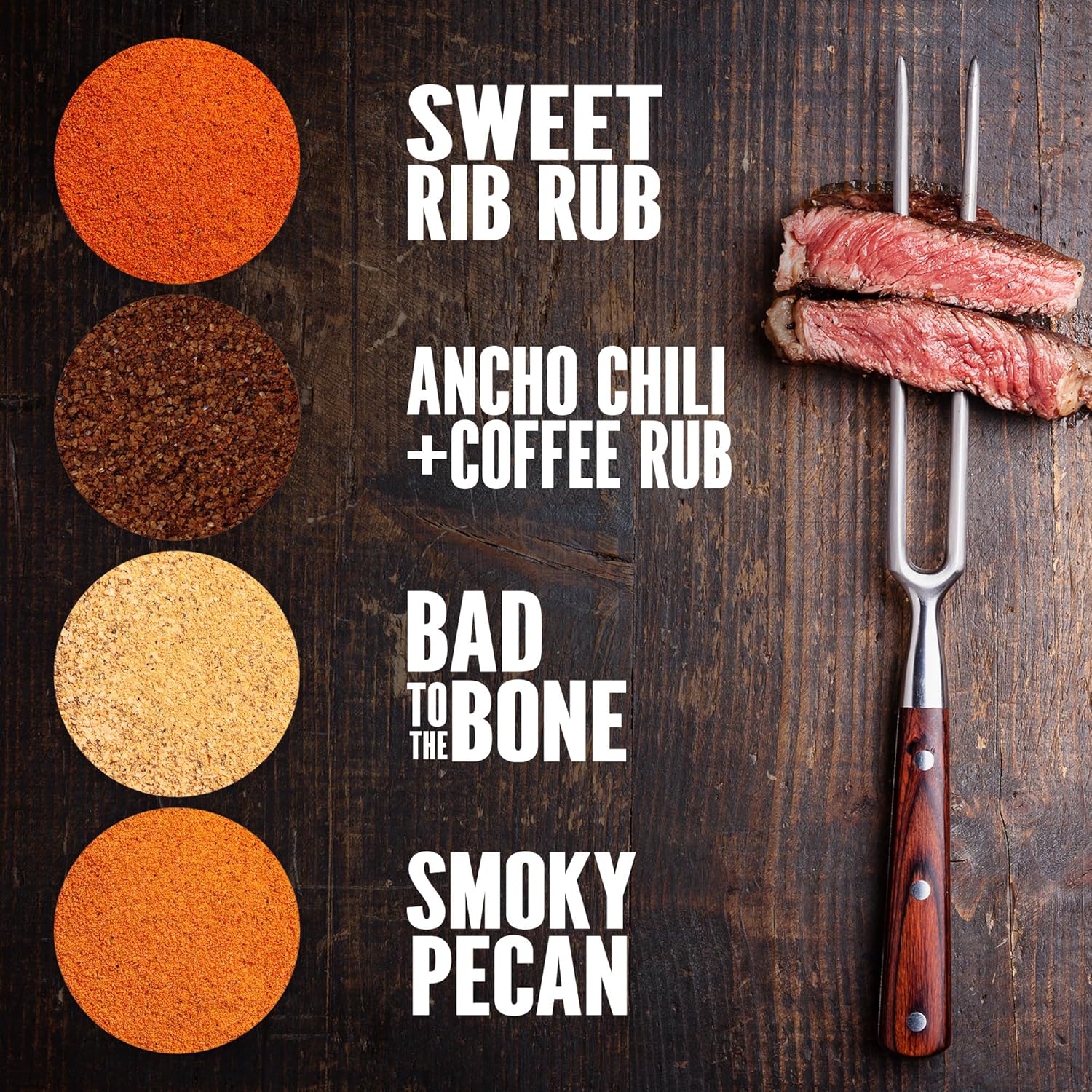 The Spice Lab Grilling Spices and Seasonings Gift Set - 4 BBQ Rubs and Spices for Grilling - Gourmet Barbecue Seasoning Set - Gift for Men Dad Fathers Day Birthday - Kosher Non-GMO Made in USA - Image 3