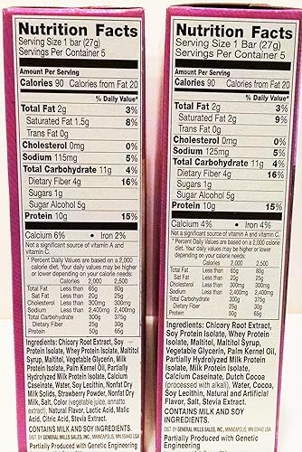 Miniatura 2 de Barras proteicas PROTEIN ONE, NUEVAS! Paquete variado de 4 unidades + caja de mezcla de bebida con sabor a frutas, 2 cajas de cada una CHOCOLATE