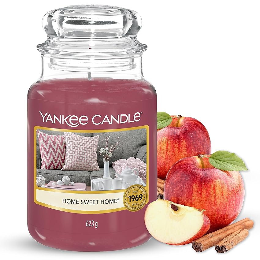 Immagine del prodotto Yankee Candle Candela profumata in giara grande | Home Sweet Home | Durata Fino a 150 Ore