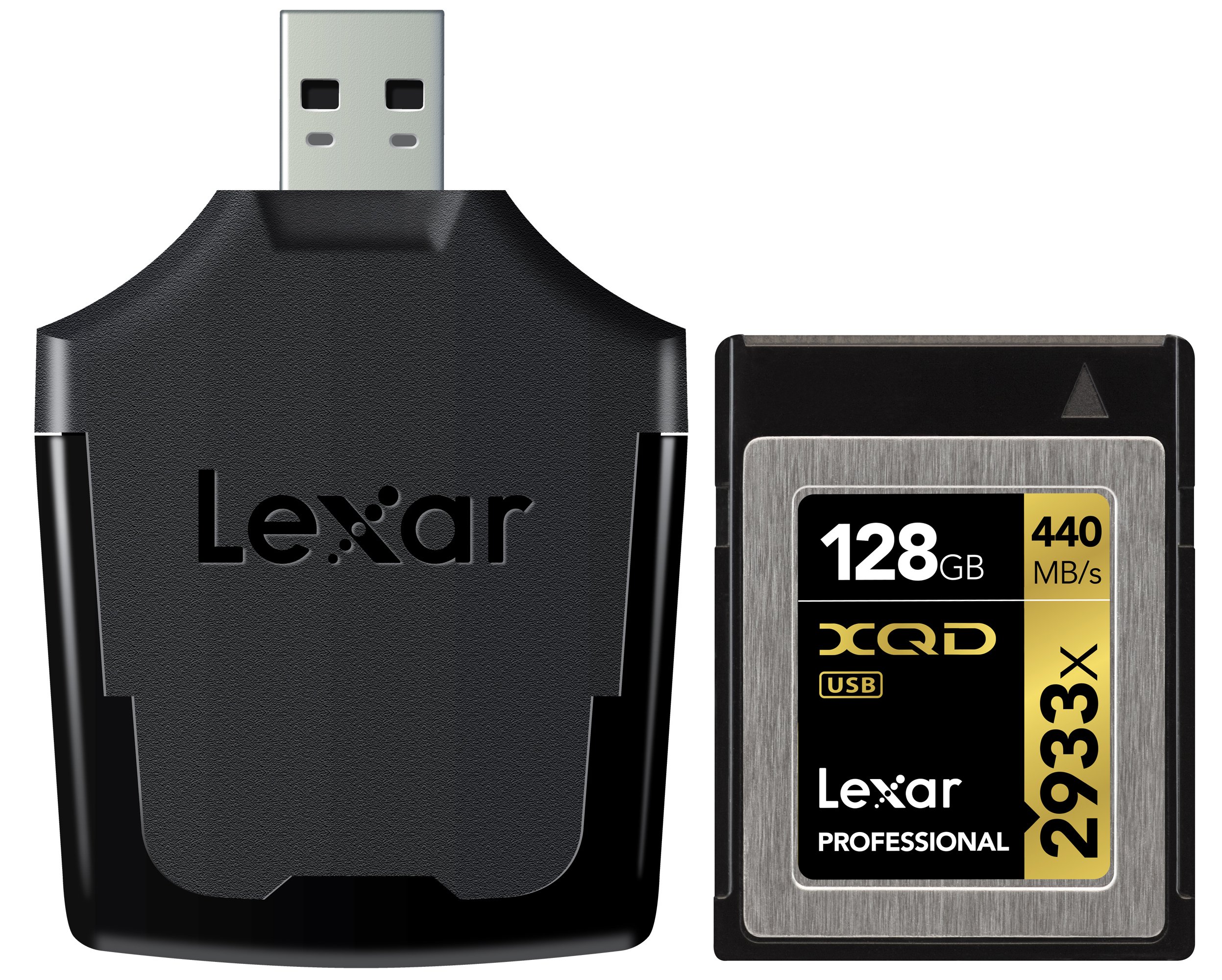 Lexar Professional 2933x 128GB XQD 2.0 Card (Up to 440MB/s Read) w