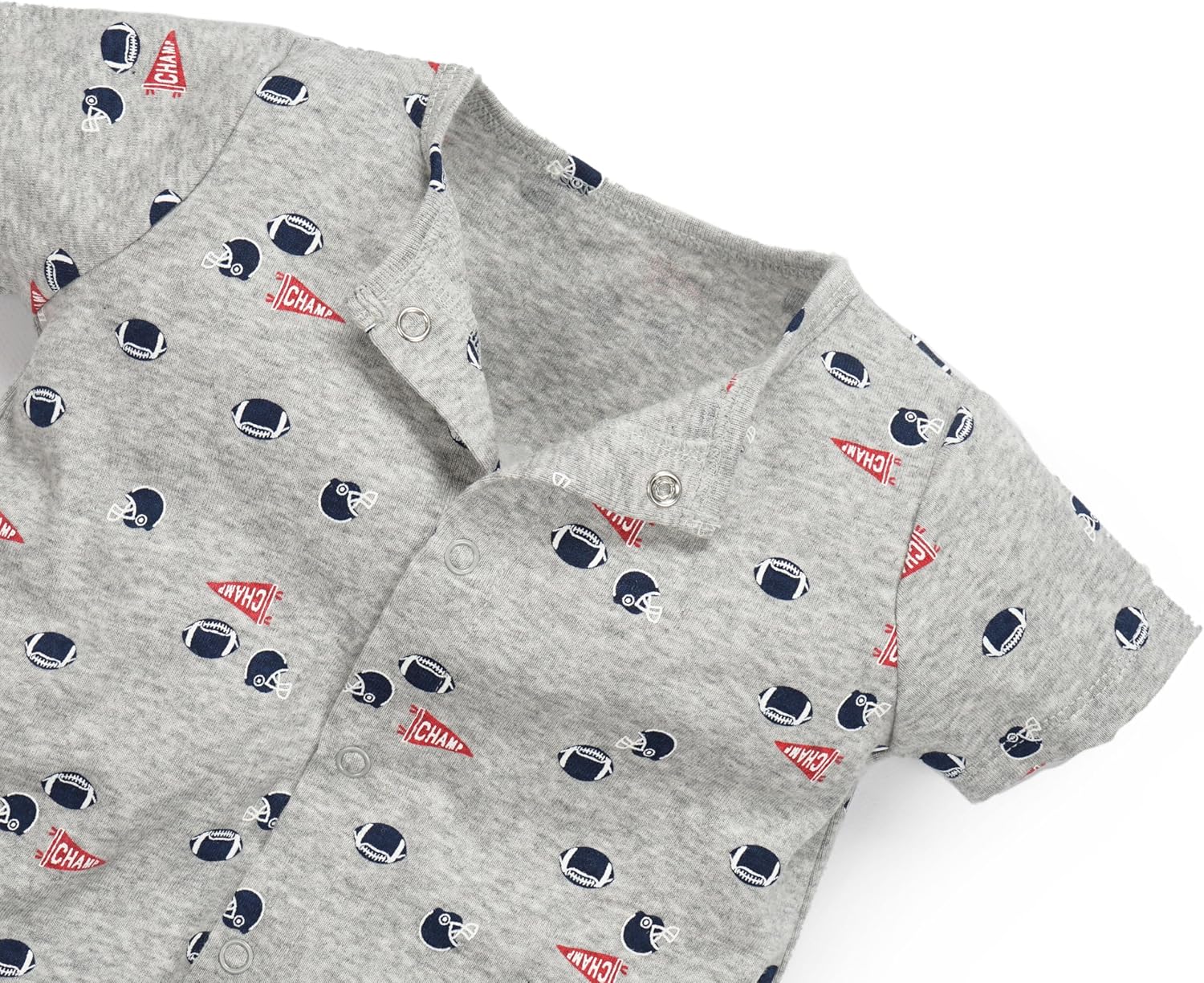 3-Pack 100% Cotton Baby Boy Rompers,0-24Months Short Sleeve Toddler Romper,Breathable Spring/Summer Clothes - Image 3