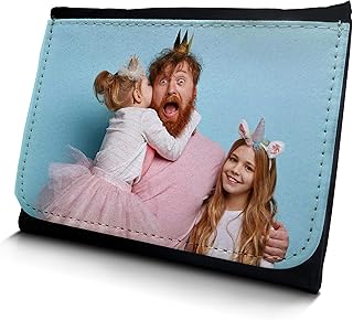 LolaPix Carteira Personalizada. Presentes Personalizados. Carteira Personalizada. Bolsos internos para organizar Cartões. Similar a Couro. Modelo PEQUENA