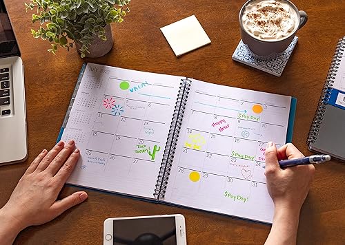 Miniatura 2 de PlanAhead Agenda 2023-2024, planificador académico semanal y mensual, 6.3 x 4.3 pulgadas (pequeño), julio 2023-diciembre 2024, cubierta flexible, 18