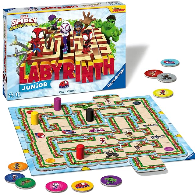 Foto 3 de 5 de Ravensburger - Spidey, Juegos de Mesa Niños 4 Años o más, 2-4 Jugadores, Regalo Niño 4 años, Juegos de Mesa…