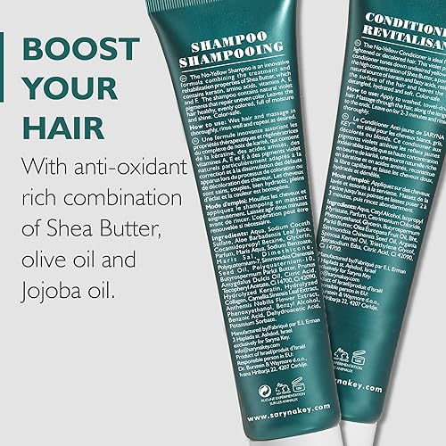 Miniatura 2 de Saryna Key No Yellow Trio Champú, Acondicionador, Aceite de Manteca de Karité