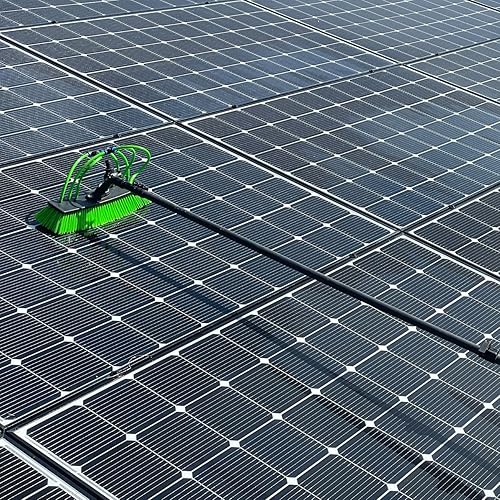 Miniatura 4 de Poste telescópico de fibra de carbono de 30 pies alimentado por agua para el hogar y el kit de limpieza de ventanas comerciales, cepillo y poste de