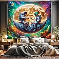 Vista 98 de Ambesonne Tapiz hawaiano, Costa Na Pali en la isla de Kauai en Hawái, día soleado, horizonte de montaña, colgante de pared para dormitorio, sala