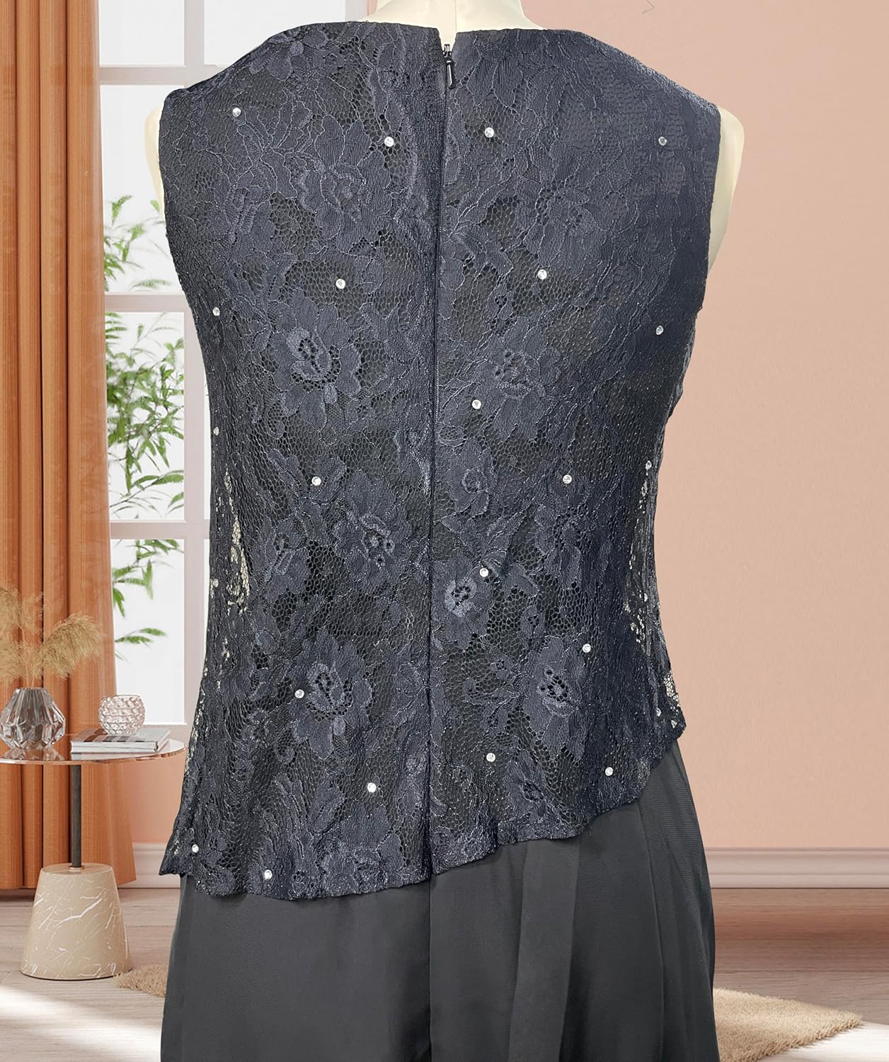 Lace Applique Mother of The Bride Dresses for Wedding Chiffon Formal Dresses with Jacket - Image 6