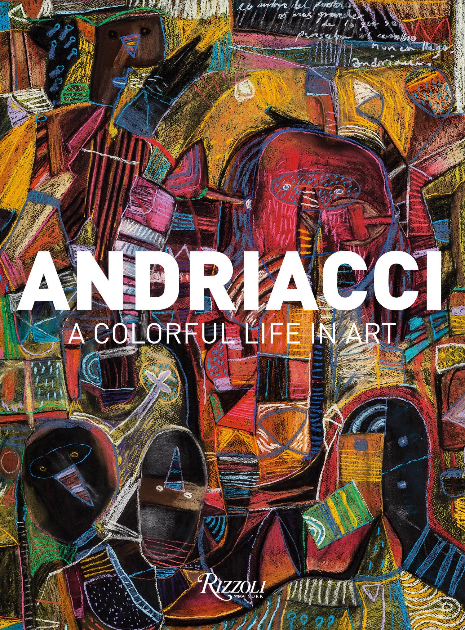 Andriacci: A Colorful Life in Art beau livre de table pour salon élégant