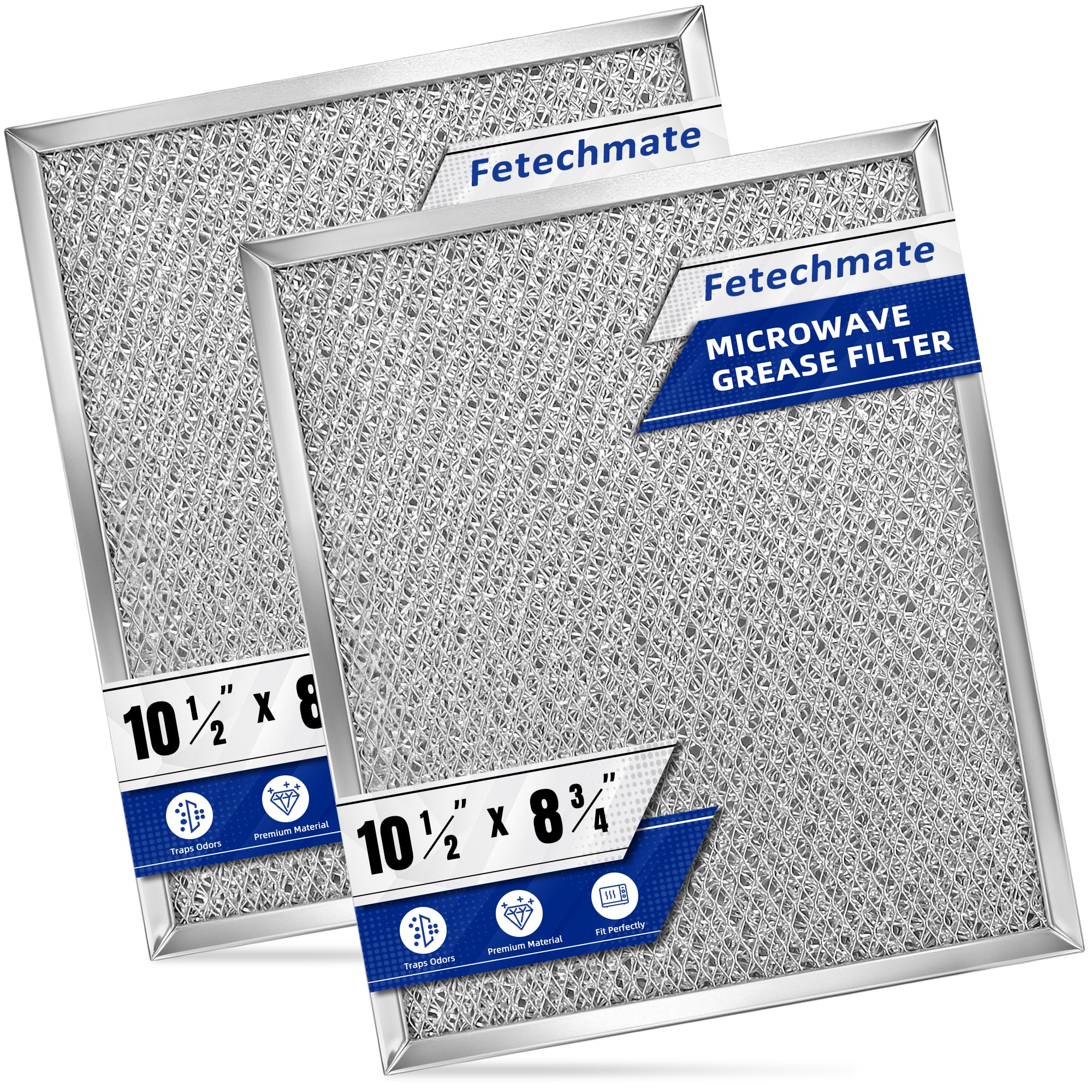 Photo 1 of [WRONG DIMENSTIONS] Range Hood Filter 97006931-10.5 x 8.75 INCH Range Filter fit Br-oan Nu-tone Range Hood S97006931 Aluminum Grease Filter Replace BP29, 88150, 99010121-2 PACK by Fetechmate