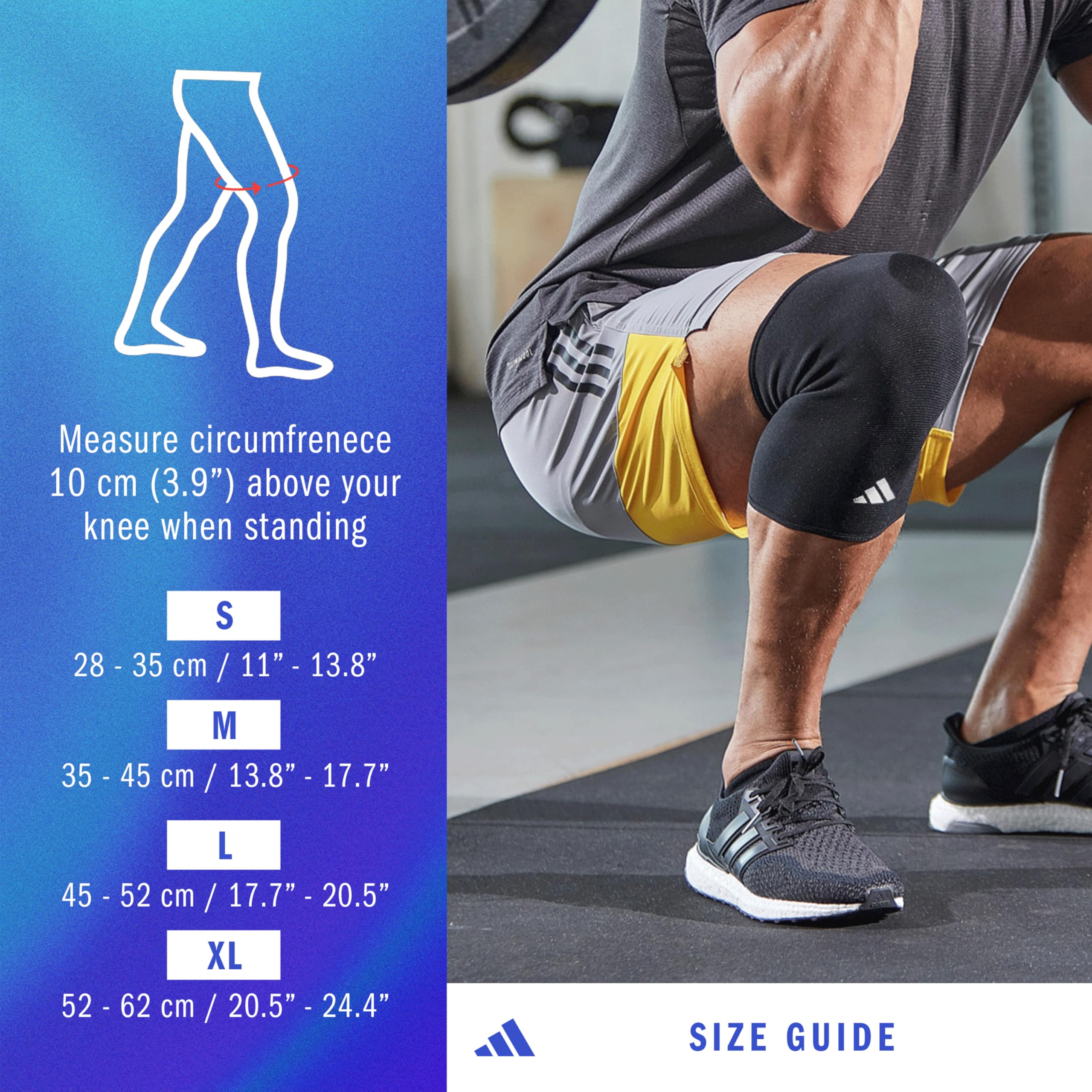 adidas Niezbędna odzież podtrzymująca kostkę, łokieć, kolano i nadgarstek